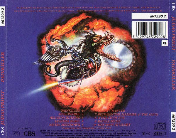 CD: CD Judas Priest - Painkiller (1990) – Usato da Möriken AG venduto da mineralia 1