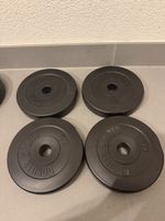 Hantelscheiben Gorilla Sports 4 x 2.5 kg Kunststoff schwarz