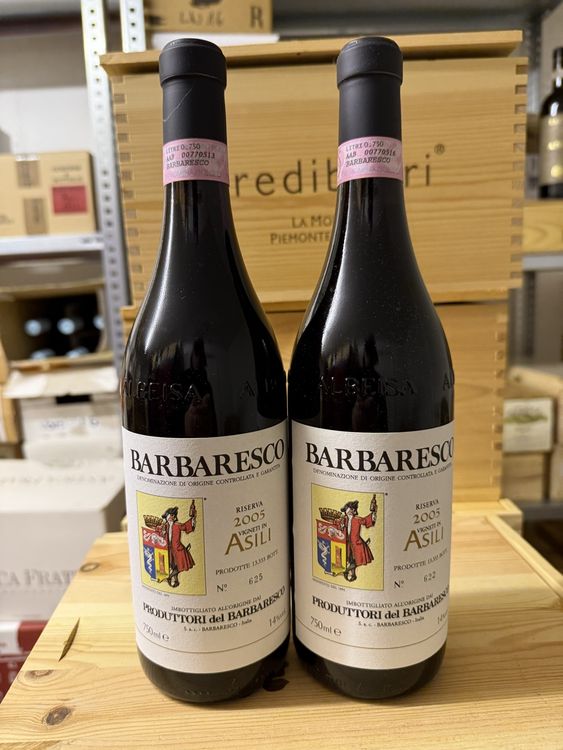 2 Fl. Barbaresco Riserva Asili 2005 Produttori d.B. (Neu (gemäss ...
