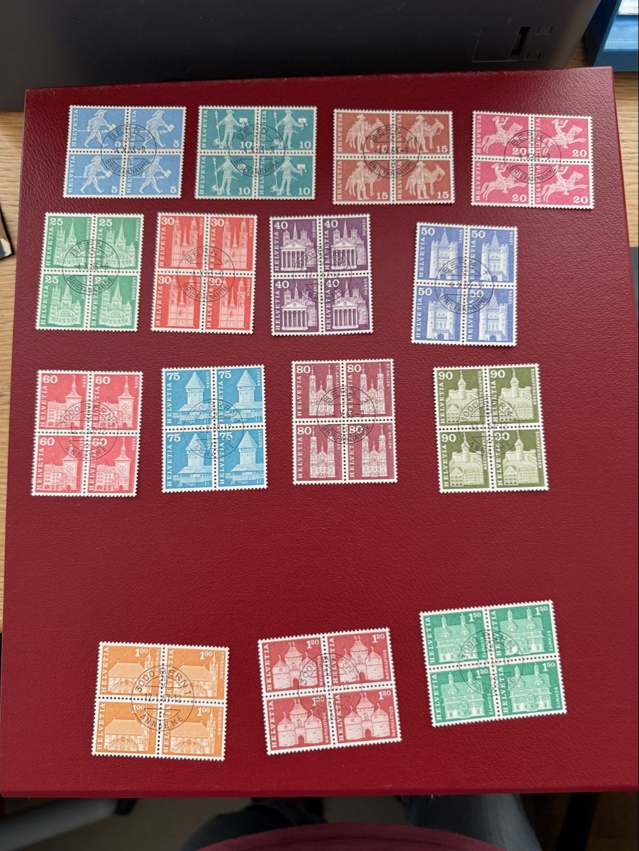 Tutti i francobolli: 1963-68 Leuchtstoffpapier Postgeschichte – Nuovo (secondo la descrizione) da Murgenthal venduto da Tina_4055