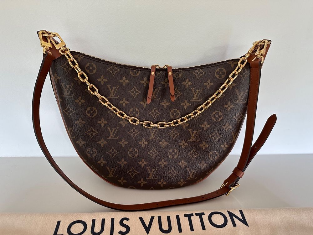 Louis Vuitton Loop Hobo Bag Monogram Reverse Canvas