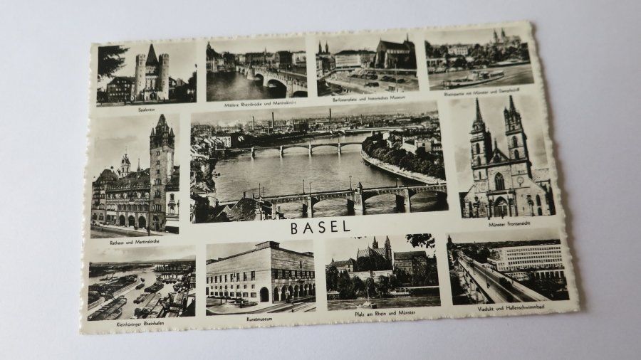 Cartoline postali: Basel - 1943 – Usato da Jona venduto da centumprata