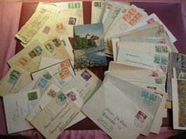 GROSSLOT ALT CH 50 BRIEFE 9 BRIEFLEIN, 9 ZEIT/BÄNDER  7 POST