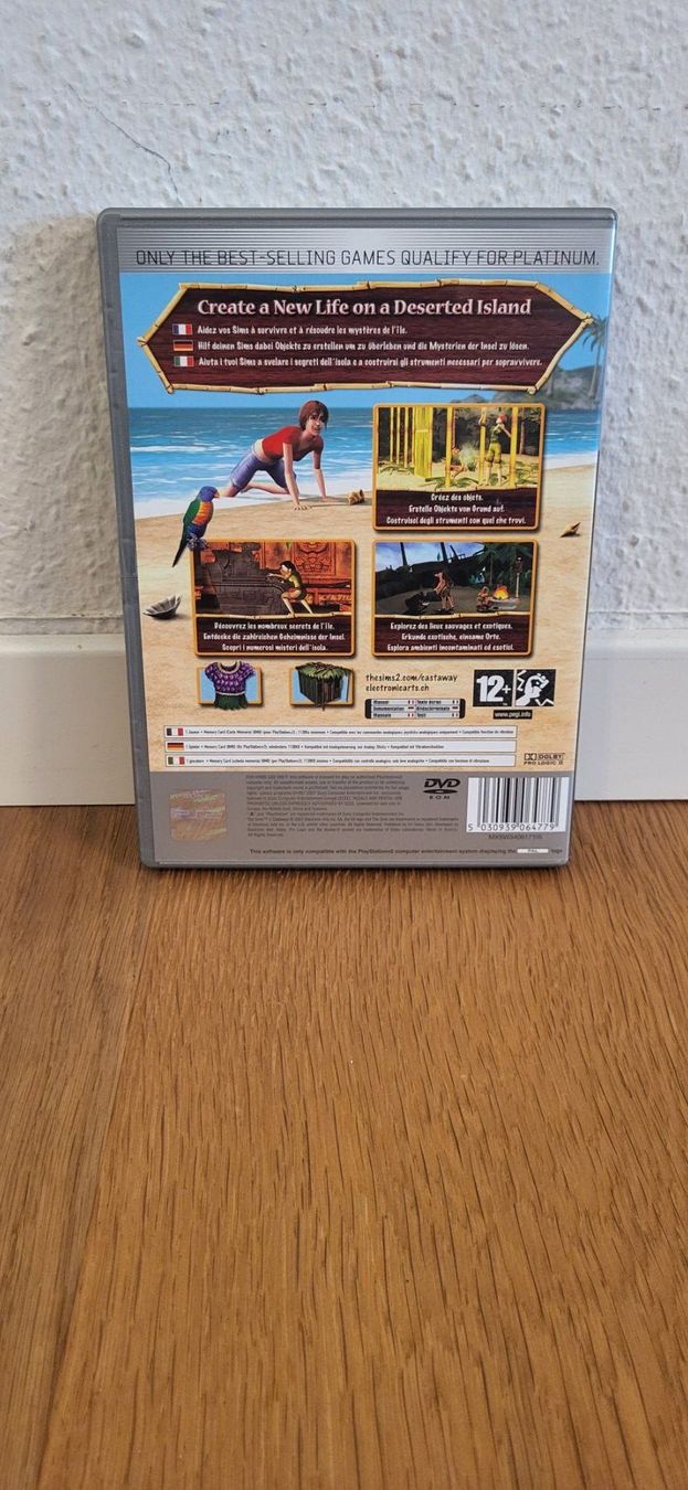 Sony Giochi: PS2 - Sims 2 Castaway – Usato da Münsingen venduto da DigitaleSpielecke 1