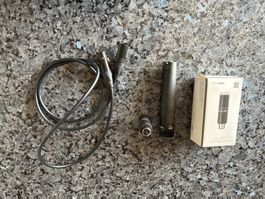 Shure SM57, XLR Kabel und Mic-Booster