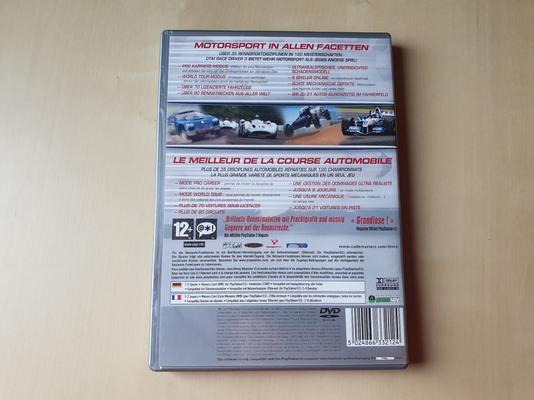 Sony Jeux: DTM Race Driver 3 – D'occasion à Stansstad par collectorsshop 1