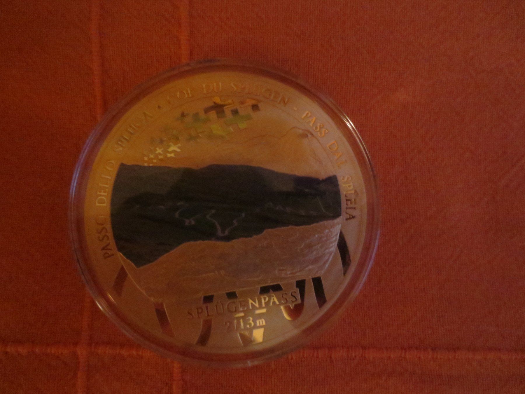 Medaglie: Medaille vergoldete Splügenpass – Nuovo (secondo la descrizione) da Weier im Emmental venduto da waefler03