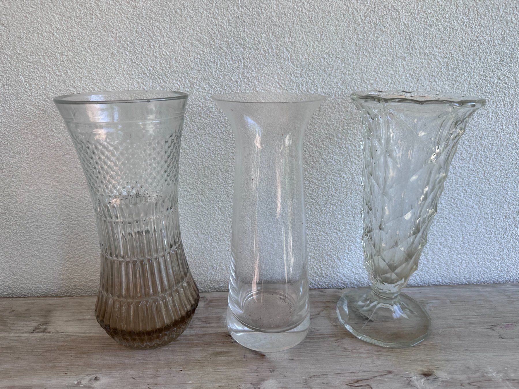 Vasen & Gefässe: Trois grands vases en verre – Gebraucht aus Châtillon FR von Karine1453