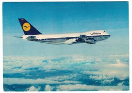 Boeing 747 Jet Lufthansa, gelaufen 1983 (Uruguay)