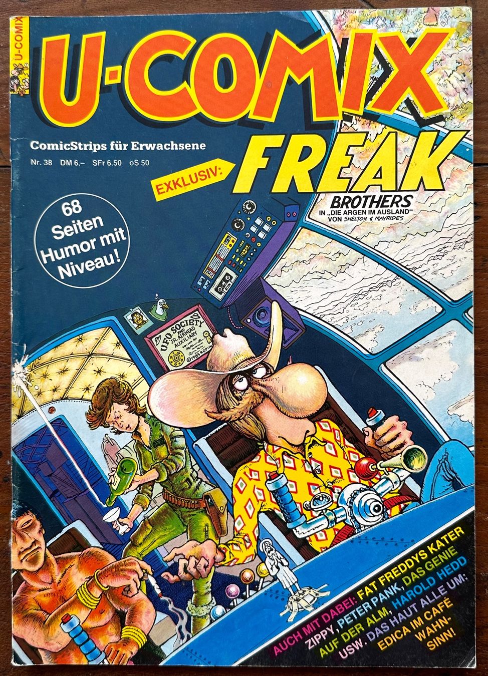 Fumetti: U-Comix Nr. 38 Freak Brothers, hunderte Comics ab 1.- – Usato da Seltisberg venduto da quadartswiss