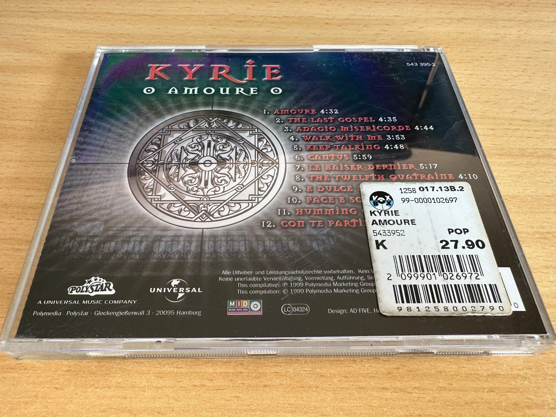 CD: Amoure – Kyrie – Usato da Rikon im Tösstal venduto da Alpenmutz 1