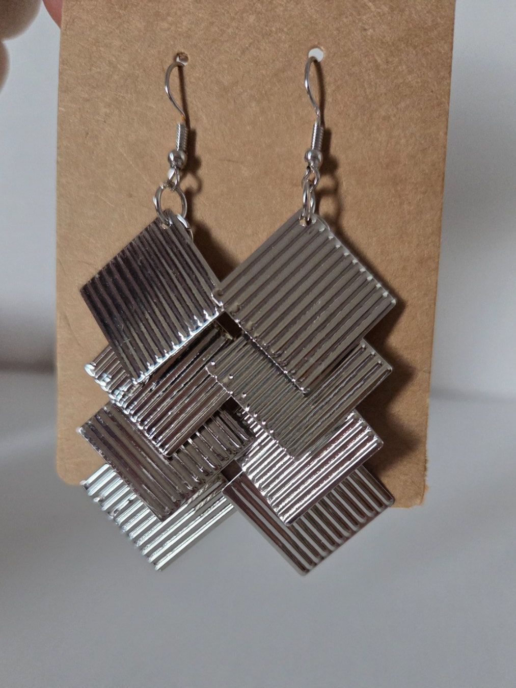 Orecchini pendenti & Orecchini a lobo: Ohrringe Modeschmuck Geometrisch Boho Style silberfarben NEU – Usato da Weggis venduto da Leeclipse