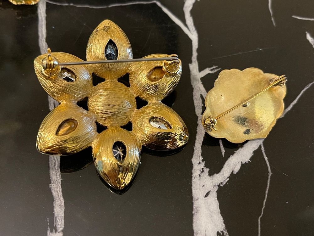 Broche Punk Argentée étoile Lune Gland Chaîne Broche Collier Broches Vintage Sécurité Oxyde De Zirconium Chaîne Gland Broche Châle Clips Pour Femmes Filles, Grand, Métal Métal Zircone Cubique, Zircon