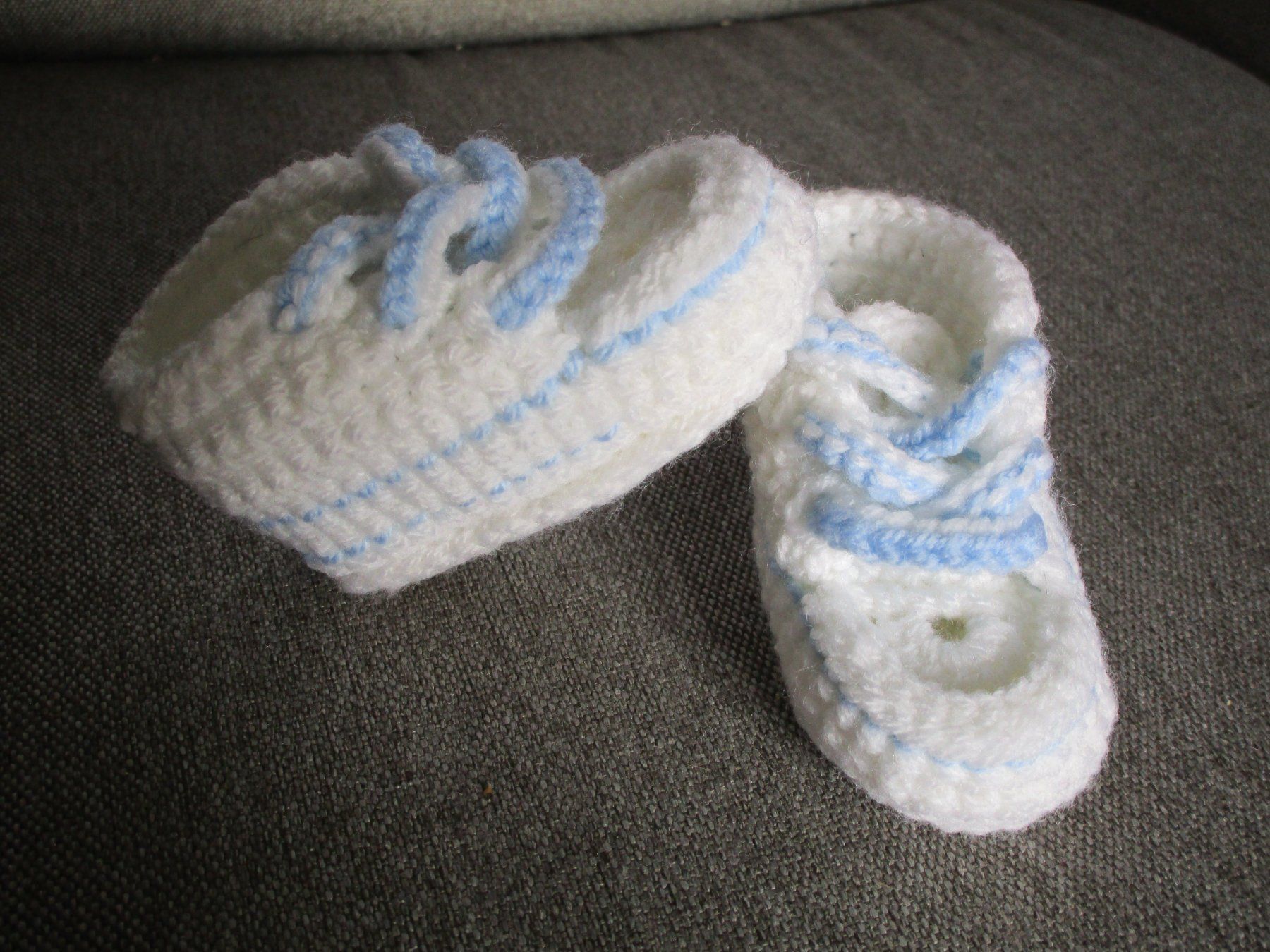 Coperte: Gehäkelt Babydecke + Babyschuhe – Nuovo (secondo la descrizione) da Leuk Stadt venduto da Simone_RZ 3