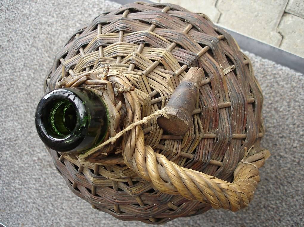 Tutte le decorazioni: Korbflasche, Vintage, Vase;  urs5352 – Usato da Boppelsen venduto da urs5352 4