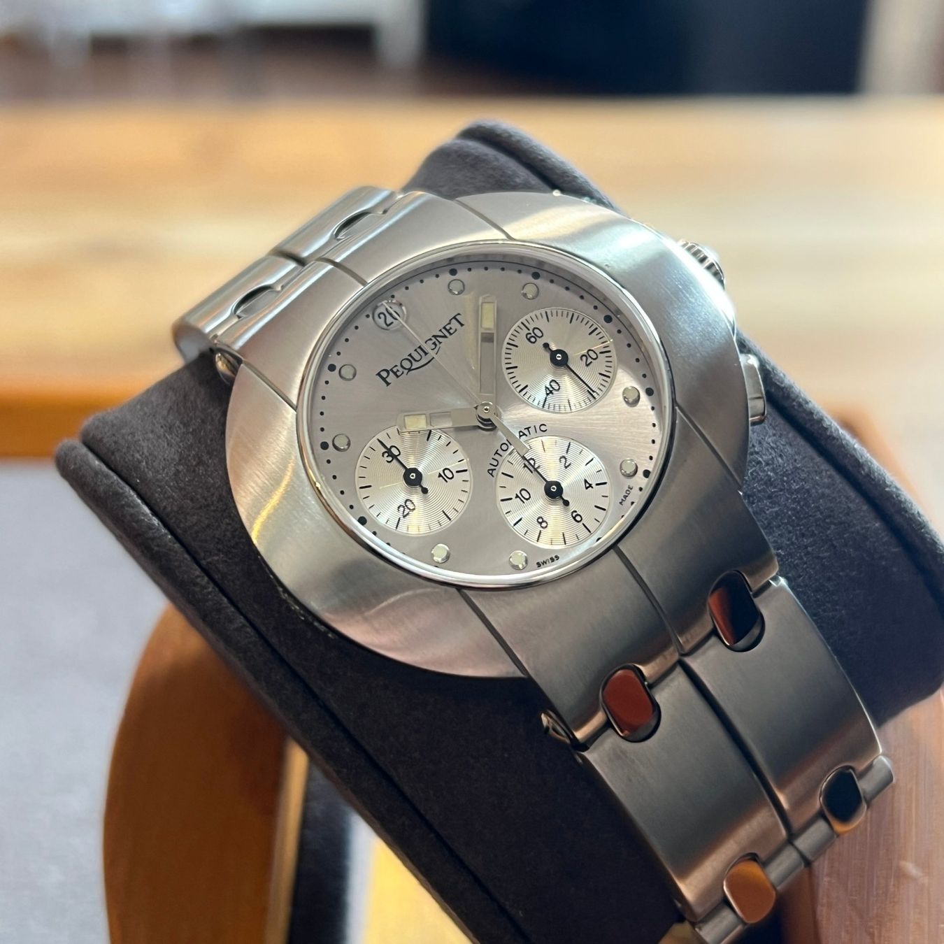 Orologi: Pequignet Moorea Anatomic Auto Chronograph – Usato da Carouge GE venduto da Watchaser 7
