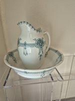 Broc nécessaire de toilette Lunéville faience ancien C81