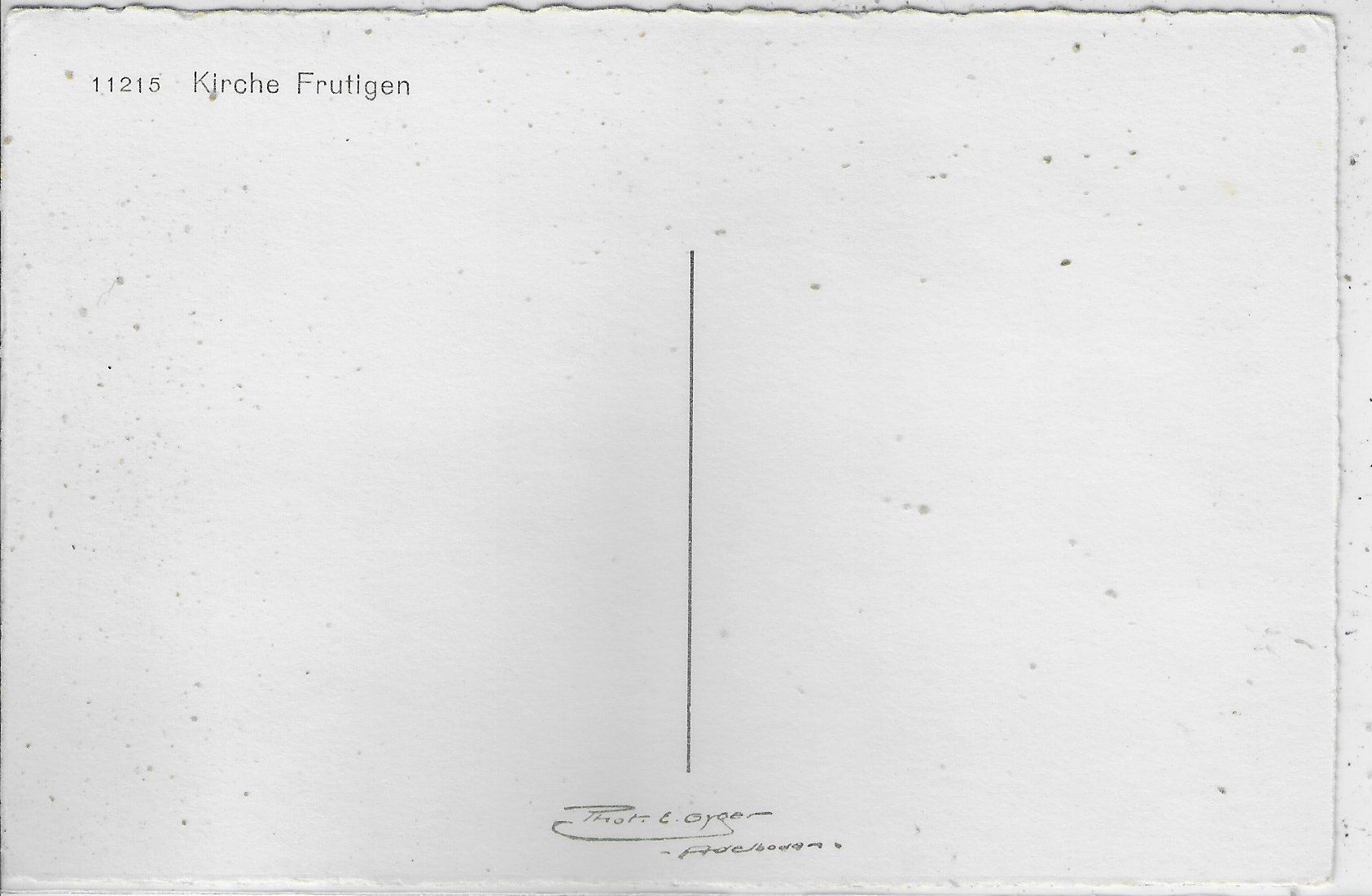 Cartoline postali: Kirche - Frutigen - Photo: E. Gyger – Usato da Ettingen venduto da Kartenplanet 1