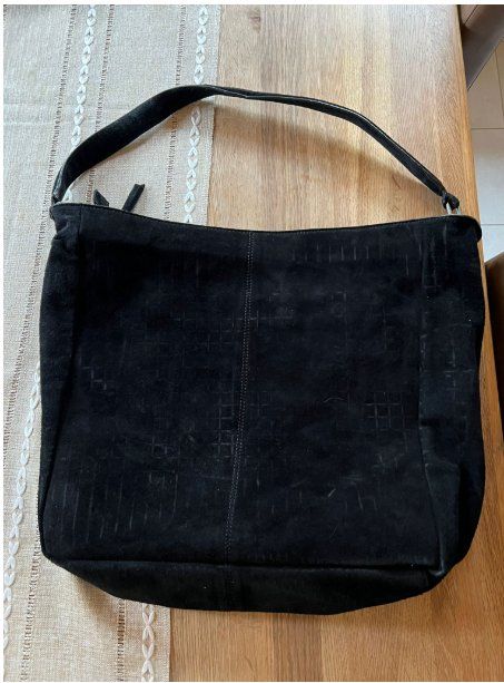 Borse da donna: Schwarze echt Wildleder Suede Bea Bag - 400295 – Usato da Küssnacht am Rigi venduto da Schuhe-Secondhand 6