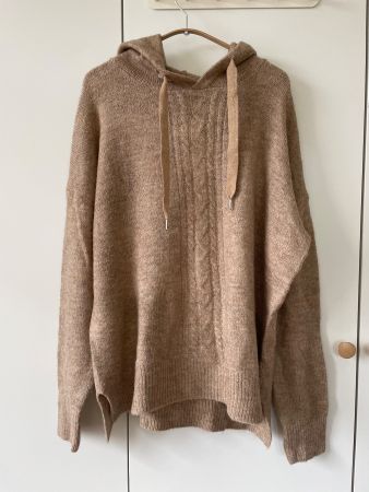 Kuschliger Kapuzen-Pullover Chicorée Gr M