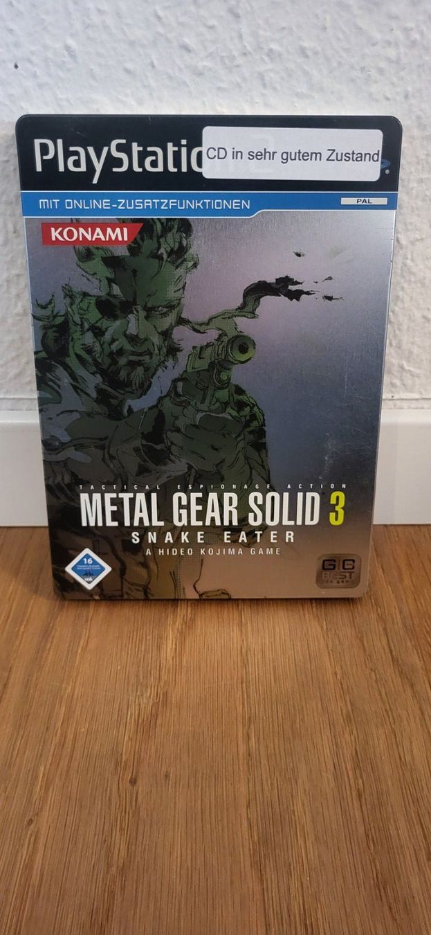 Sony Giochi: PS2 - Metal Gear Solid 3 Snake Eater Steelbook – Usato da Münsingen venduto da Heroism2010