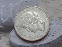 5 Fr. 1907 B - Superbe pièce dép. à 1 Fr...
