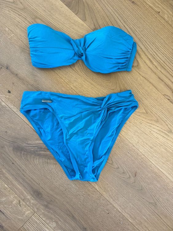 Maillot De Bain 2 Pièces Triumph Mood TW10 - Taille FR46D EU44D UK40D - Rouge Piment - Neuf Avec étiquettes
