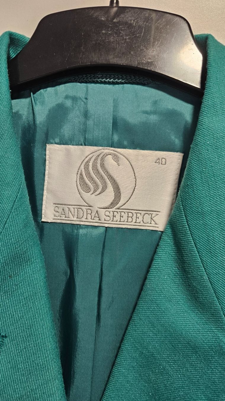 Giacche: Blazer verde acqua tg.40 Sandra Seebeck – Usato da Melano venduto da H-Sara 2