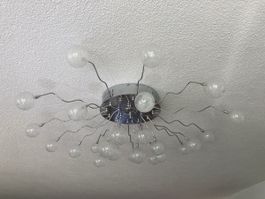Deckenlampe mit Glaskugeln