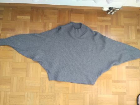 Pull chaud gris ample, idéal pour l'hiver - Taille S ZARA