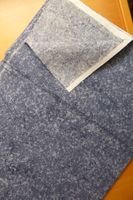 Patchwork BW blau mit feinem Muster 50 x 65 cm, neu