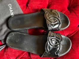 CHANEL CAMBON  SLIDES  Größe 41 1/2