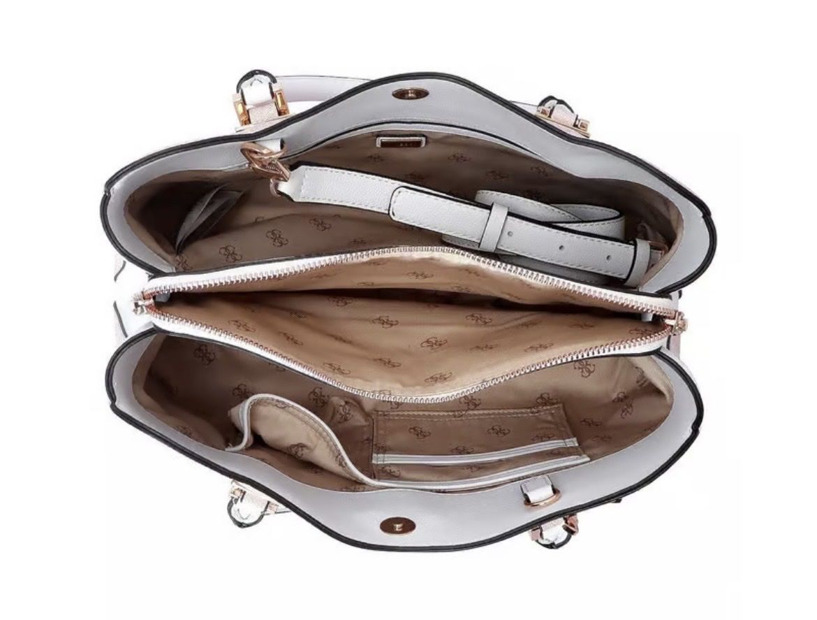 Guess Taschen für Damen: Handbag Guess beige pink monogram with shoulder strap – Neu (gemäss Beschreibung) aus Mettmenstetten von ama_m86n 2
