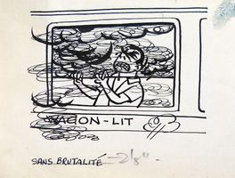 Barry Appleby (1909-1996) Cartoonist - Originalzeichnung