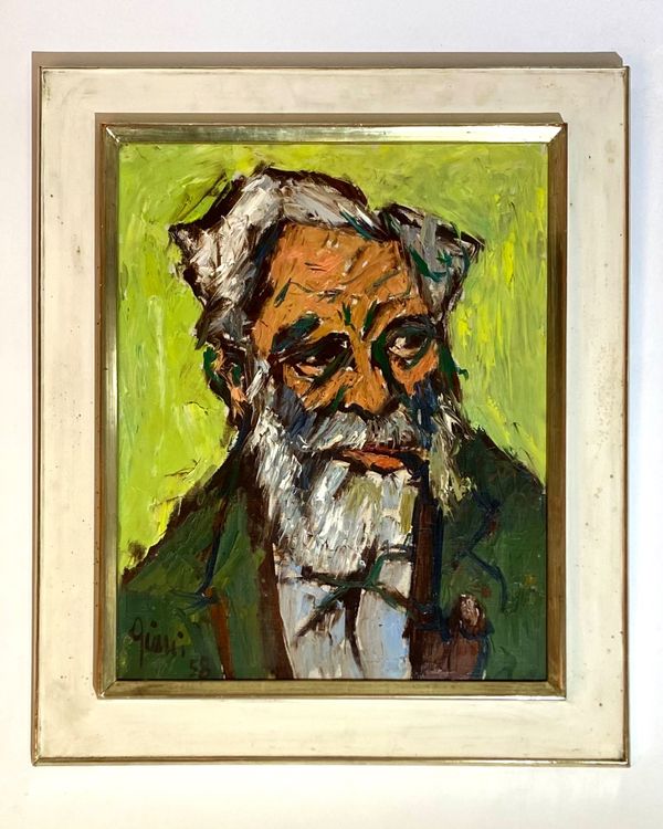 Giani CASTIGLIONI (19172005) Porträt teilvergoldeter Rahmen Kaufen