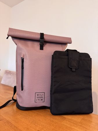 Neu WILI TREE Rucksack, wasserdicht, inklusive Laptop Tasche