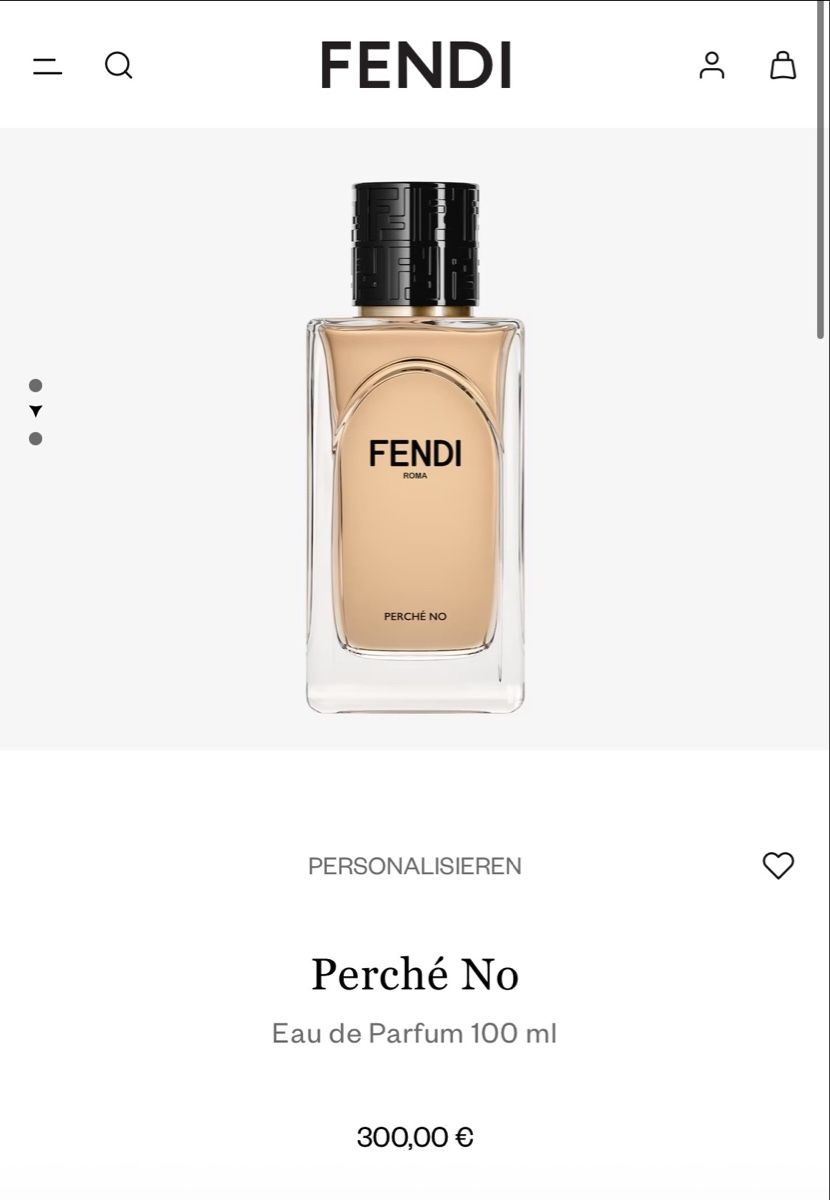 Fendi Profumi & Eau de Toilette: FENDI Parfum Perche No Eau de Parfum 100ml – Nuovo (secondo la descrizione) da Allschwil venduto da Die_Perle_