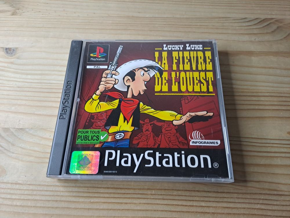 Jeu PS1 Lucky Luke : La Fièvre De L'Ouest - N°03530, Très Bon état