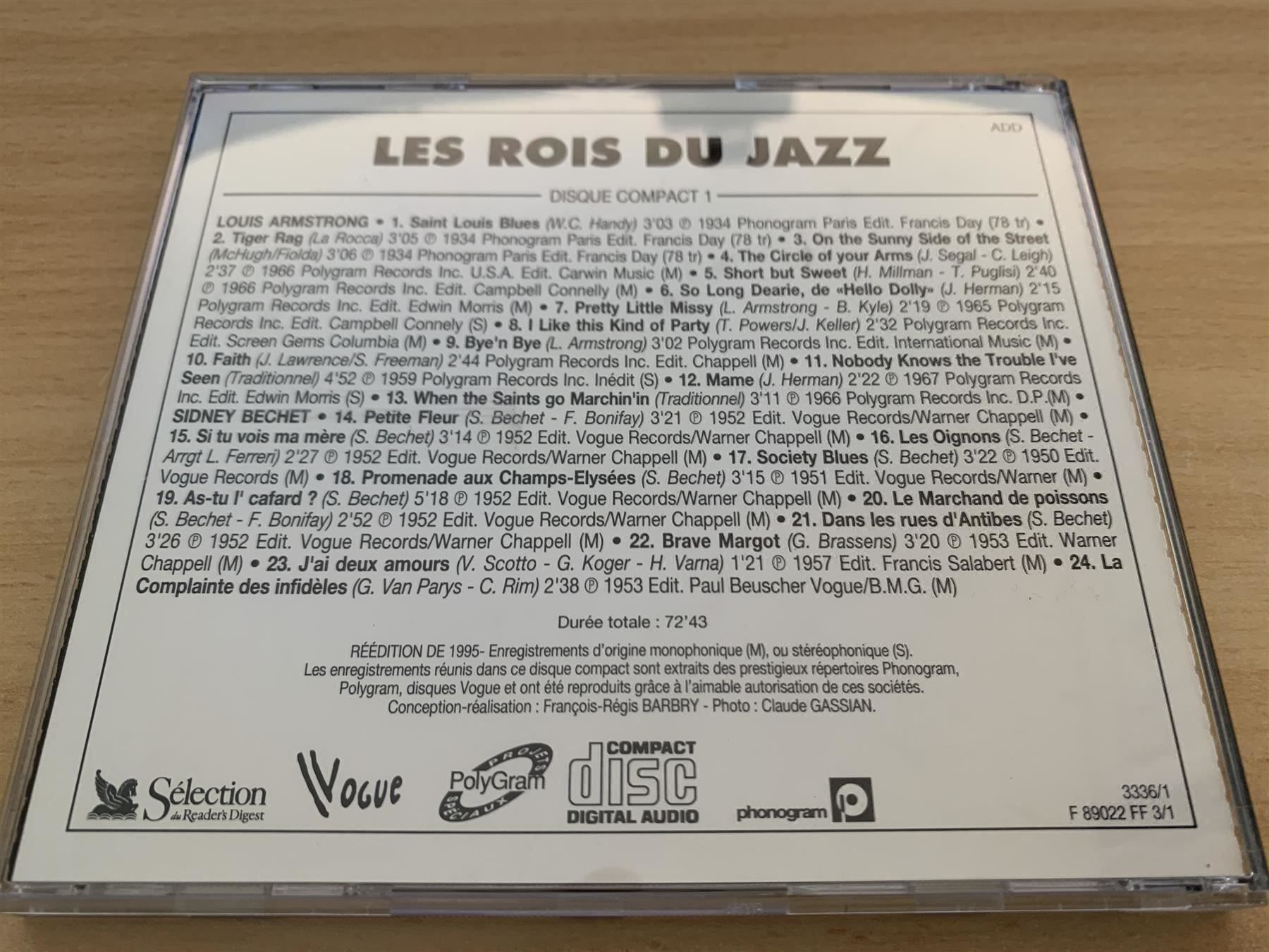 CD: Les Rois Du Jazz - 5 CD – Usato da Rikon im Tösstal venduto da Alpenmutz 1