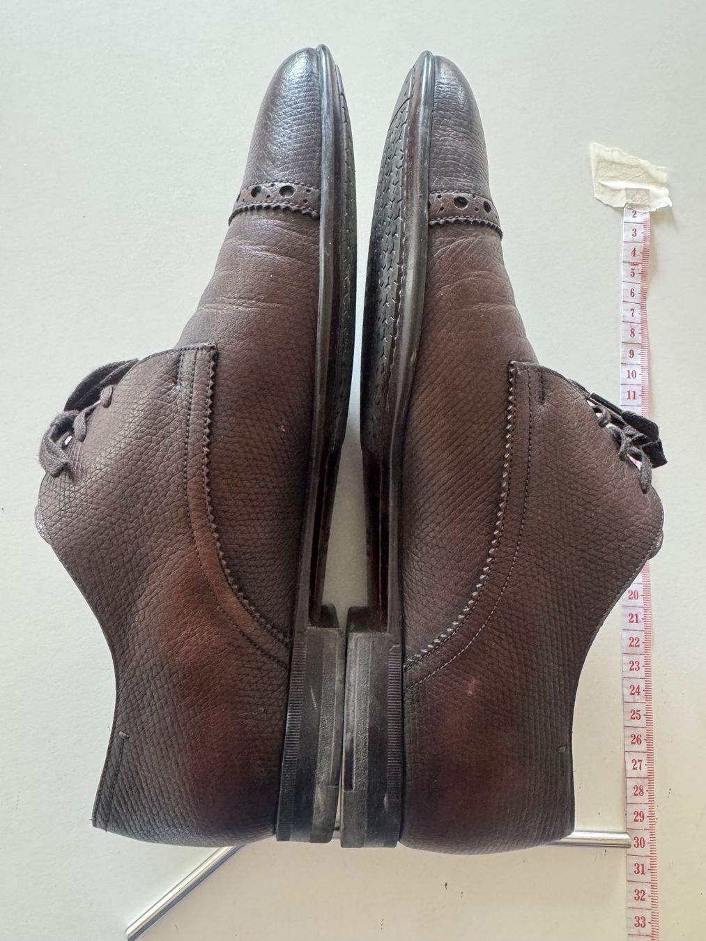 Bally Scarpe da uomo: BALLY Herren-Schnürschuhe Original, Gr. 42, Leder, Braun – Usato da Klingnau venduto da Pfidico 2