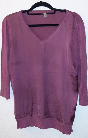 Dunkel rosa / violet Shirt, Grösse M, Top Zustand