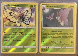 Pokemon Karten 2stk reversholo rear ☆, nearmint 