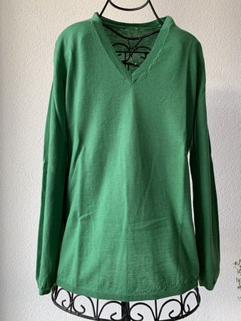 Merino Pullover, grün, Grösse 42
