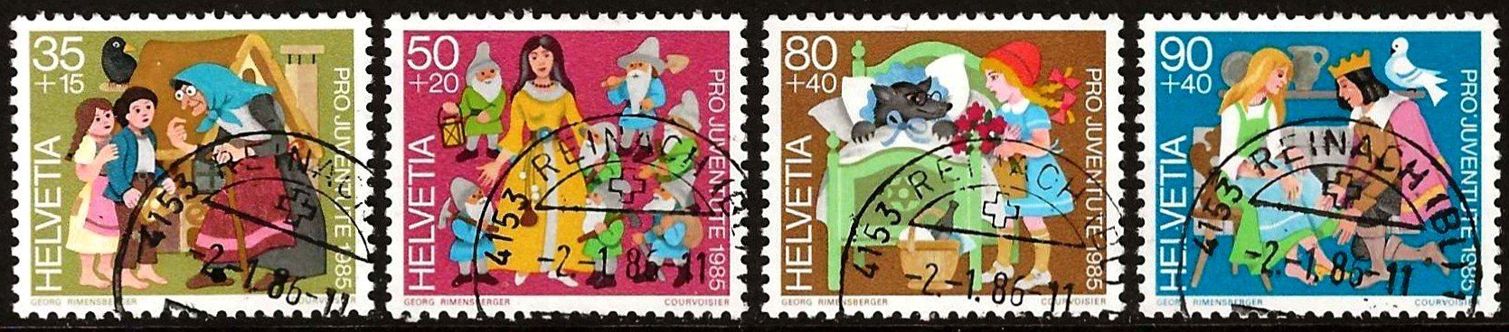 Tutti i francobolli: Satz Pro Juventute 1985 Märchen – Nuovo (secondo la descrizione) da Lenk im Simmental venduto da Ruedauph