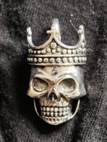 Skull Totenkopf Anhänger 925er Silber / Crâne