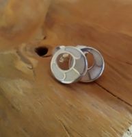 OHRRINGE MIT PERLMUTT INLAY IN 925 SILBER