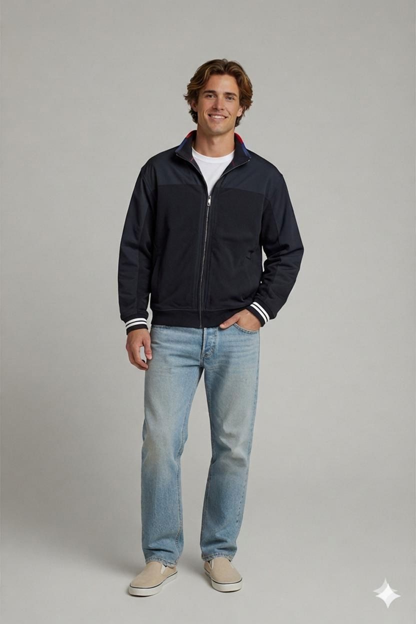 Tommy Hilfiger Giacche: Tommy Hilfiger Schwarze Bomberjacke - Größe M – Nuovo (secondo la descrizione) da Zug venduto da vinokilo