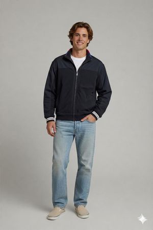 Tommy Hilfiger Schwarze Bomberjacke - Größe M