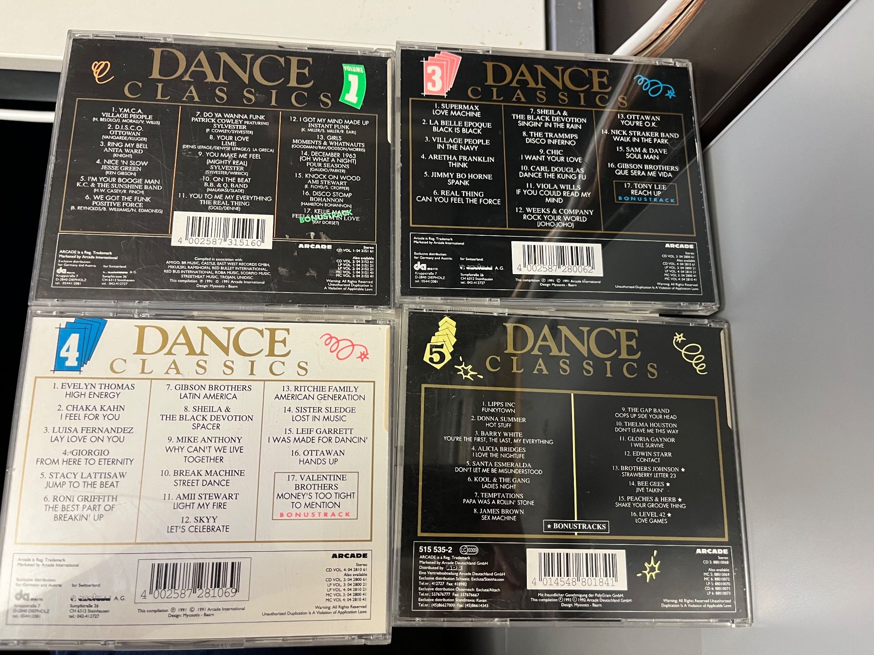 CD: Dance Classics Vol. 1, 3, 4 und 5 - HA11F+ – Usato da Küsnacht ZH venduto da swisssales.net 1