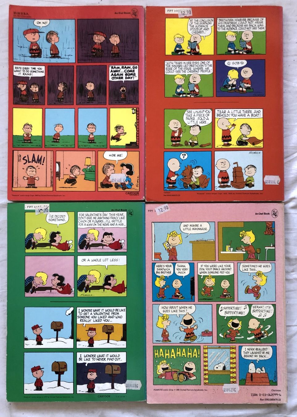 Comics: 4x PEANUTS - Comics - US-Ausgaben von Charles M. Schulz – Gebraucht aus Schaffhausen von durruti 8